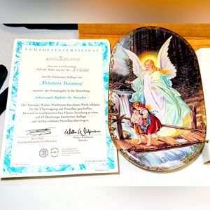 Vintage 1995 Annaburg Bradex Nummer
22-A56-2.1 Behuteter Humweg
Decorative Plate